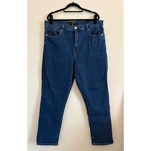 banana republic high rise slim ankle jeans